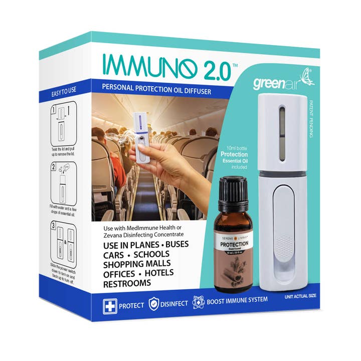 Greenair Inc. - Wholesale Elektronische diffuser - Mini Mist Personal Diffuser met beschermingsolie6