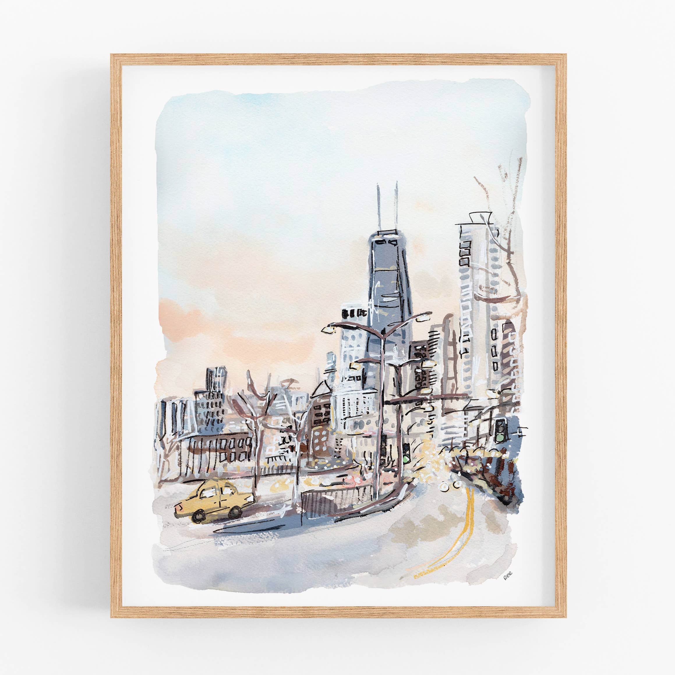 Rachel Reynolds Art - Wholesale Art Print - Back In Chicago Art Print1