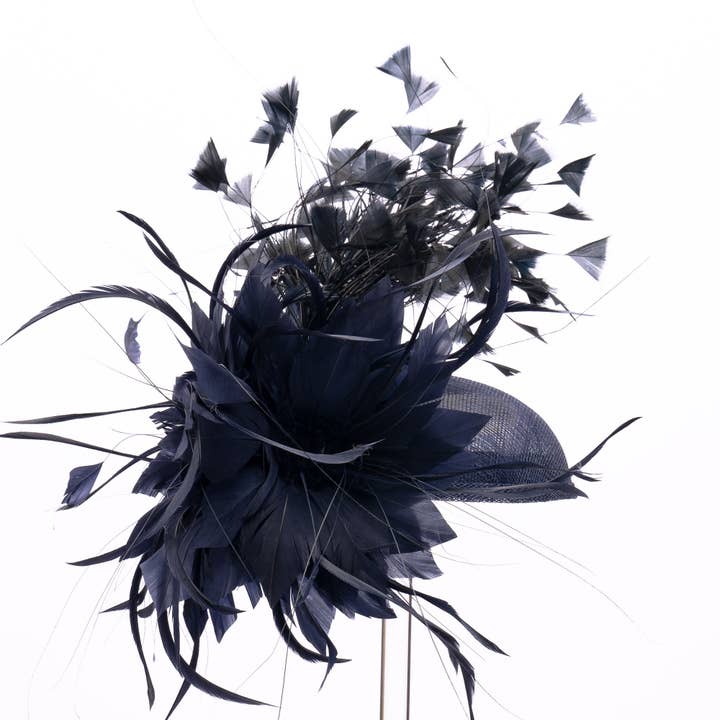 KaKyCo - Wholesale Fascinator hat – Women's - Small Base With Variety Feather On Top Fascinator | AJ780S7