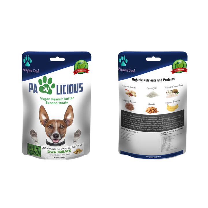 Pawlicious Vegan Peanut Butter Banana (10 oz) for wholesale by PawGone Good