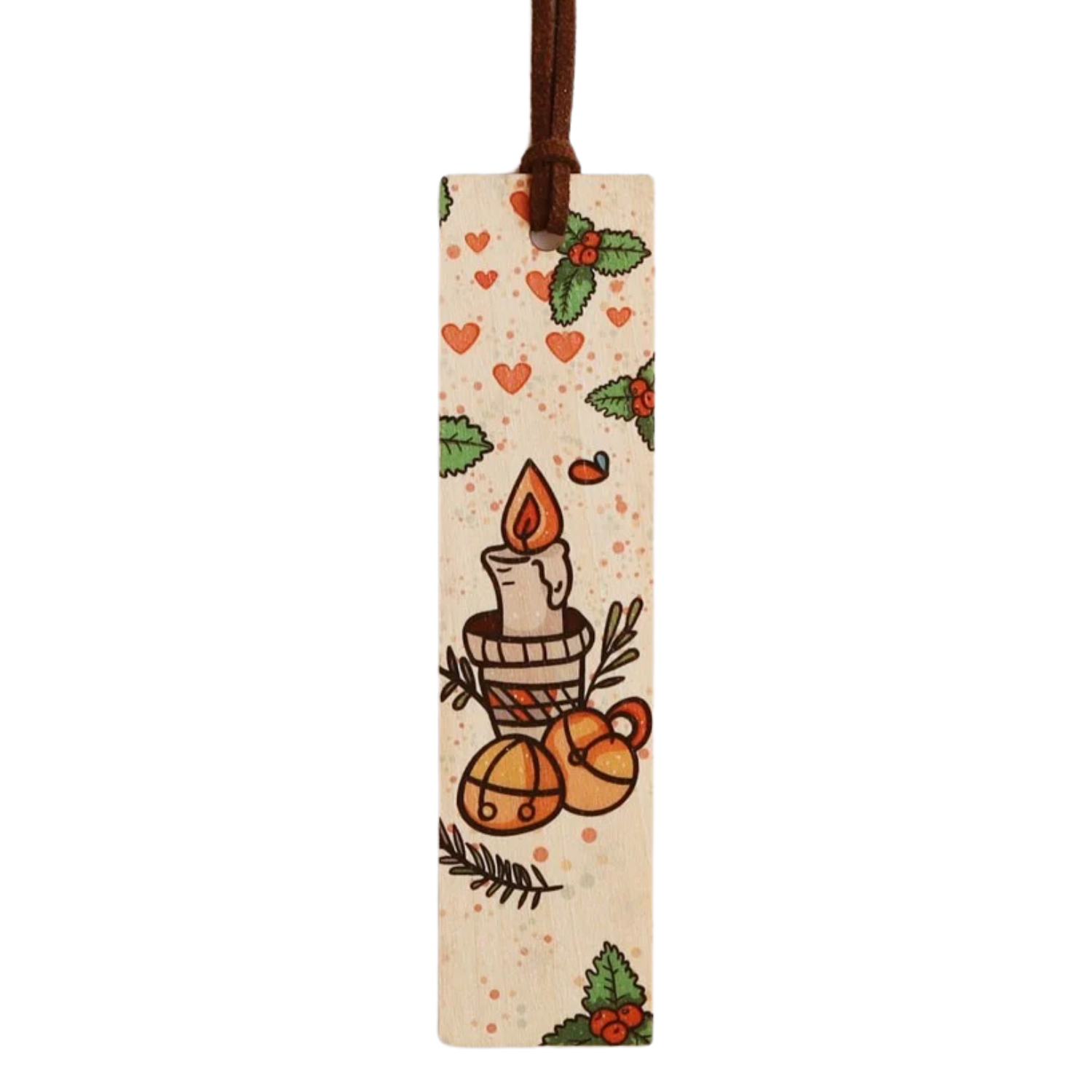 194 Craft House - Vente Marque-page - Marque-pages en bois à motif de Noël - Décoration intérieure et cadeaux0