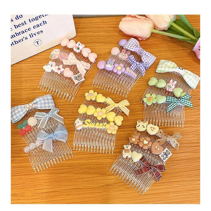 KiddieKickz - Wholesale Hair Clip - Kids - Children's Hairpin Comb Girl's Headdress 3pcs/set17