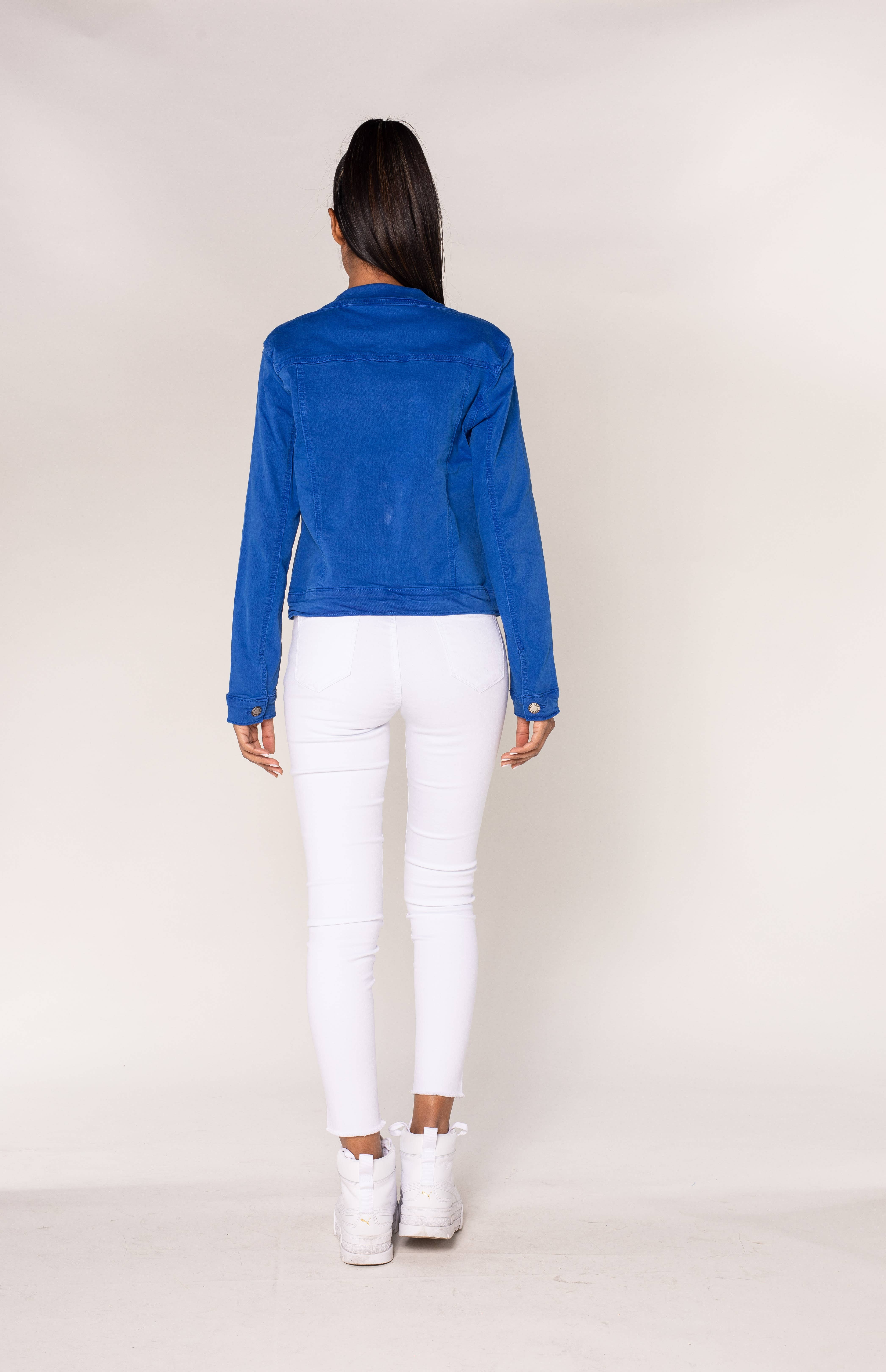 Nina Carter - Wholesale Jas - Dames - Stretch nauwsluitend jack kleur J212A112