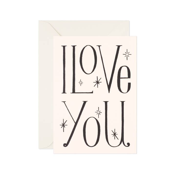 Day One Paper Co. - Wholesale Love Card - Love Card "I Love You"