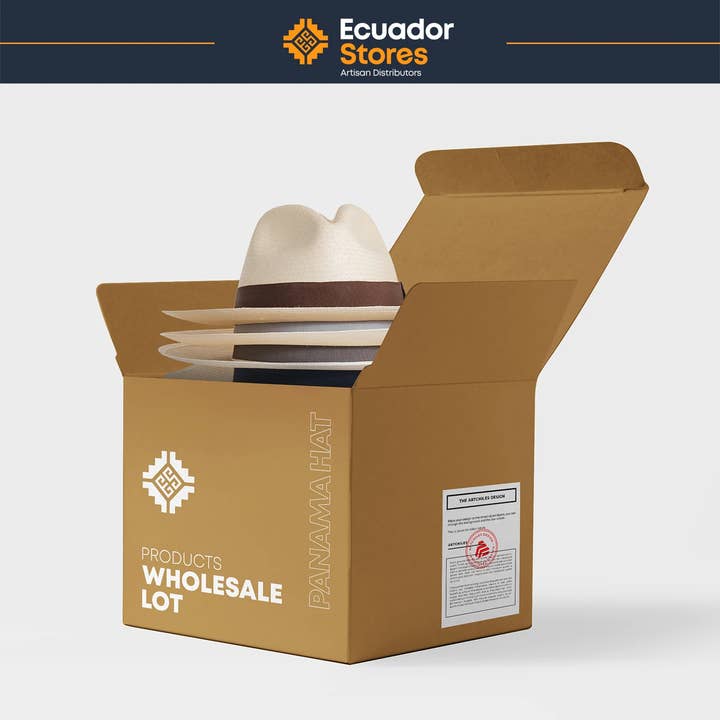 Chapeaux Panama Paille Toquilla Unisexe Lot en Gros pour la vente par EcuadorStores