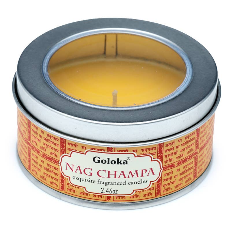 Puckator EU - Wholesale Jar/Filled Candle - Goloka Nag Champa Wax Candle Tin1