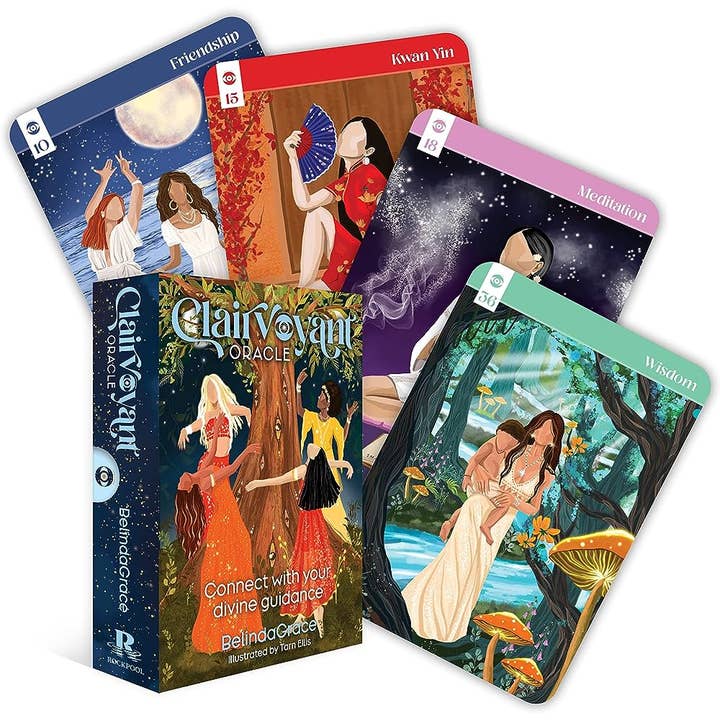 Clairvoyant Oracle Cards Rockpool Publishing for wholesale by Cardshouse