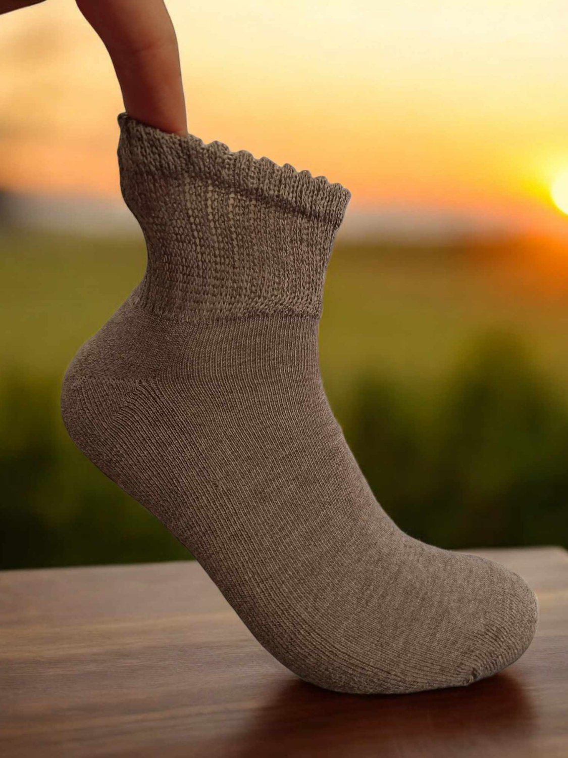 Stock Socks - Wholesale Socks - Unisex - Triple Pack (3 pairs) Grey Ankle1