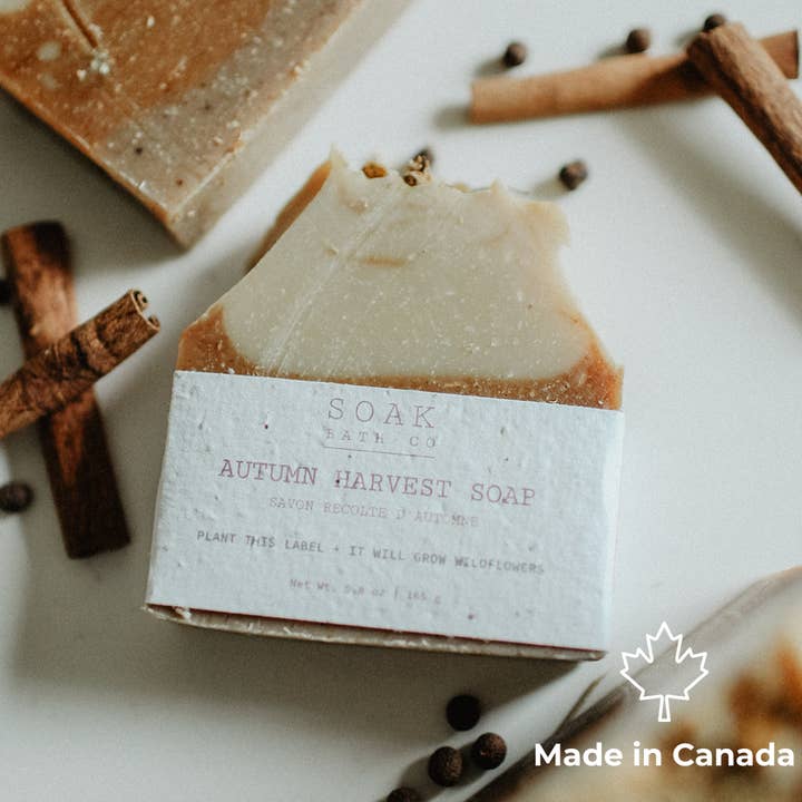 Autumn Harvest Soap Bar - Canadian Made and other Purchase Wholesale golden autumn. Free Returns & Net 60 Terms on Faire trending on Faire.