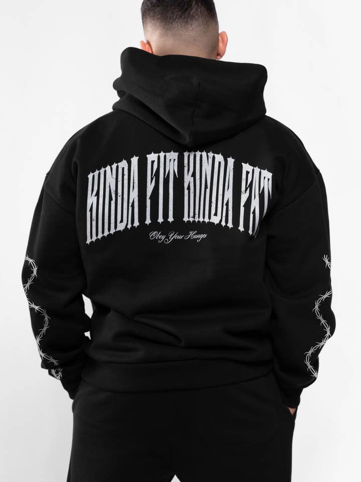 Obey Your Hunger Premium Heavyweight Hoodie for wholesale by Kinda Fit Kinda Fat