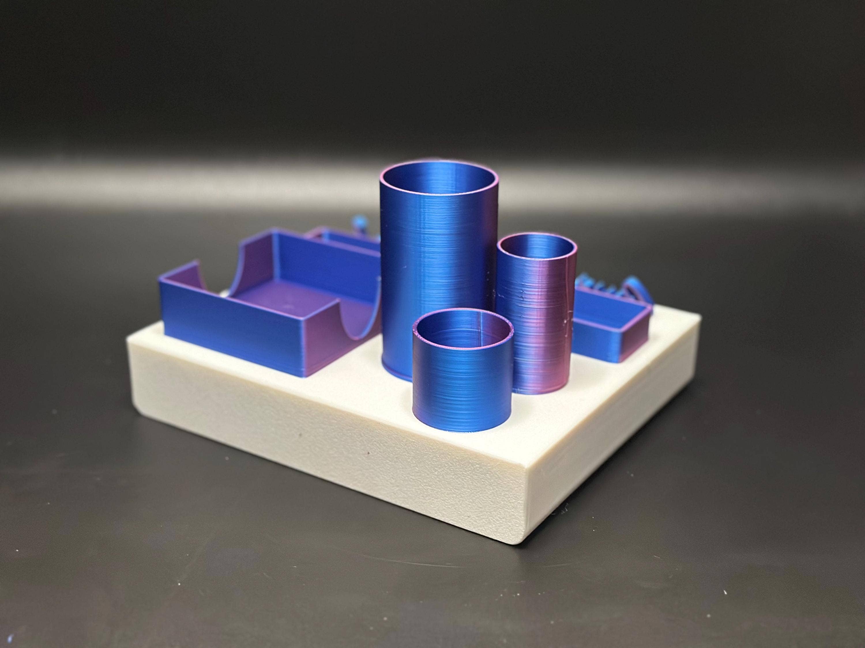 <3 Studio - Wholesale Desk Organizer - Office Desk Storage with Custom Name Plate4