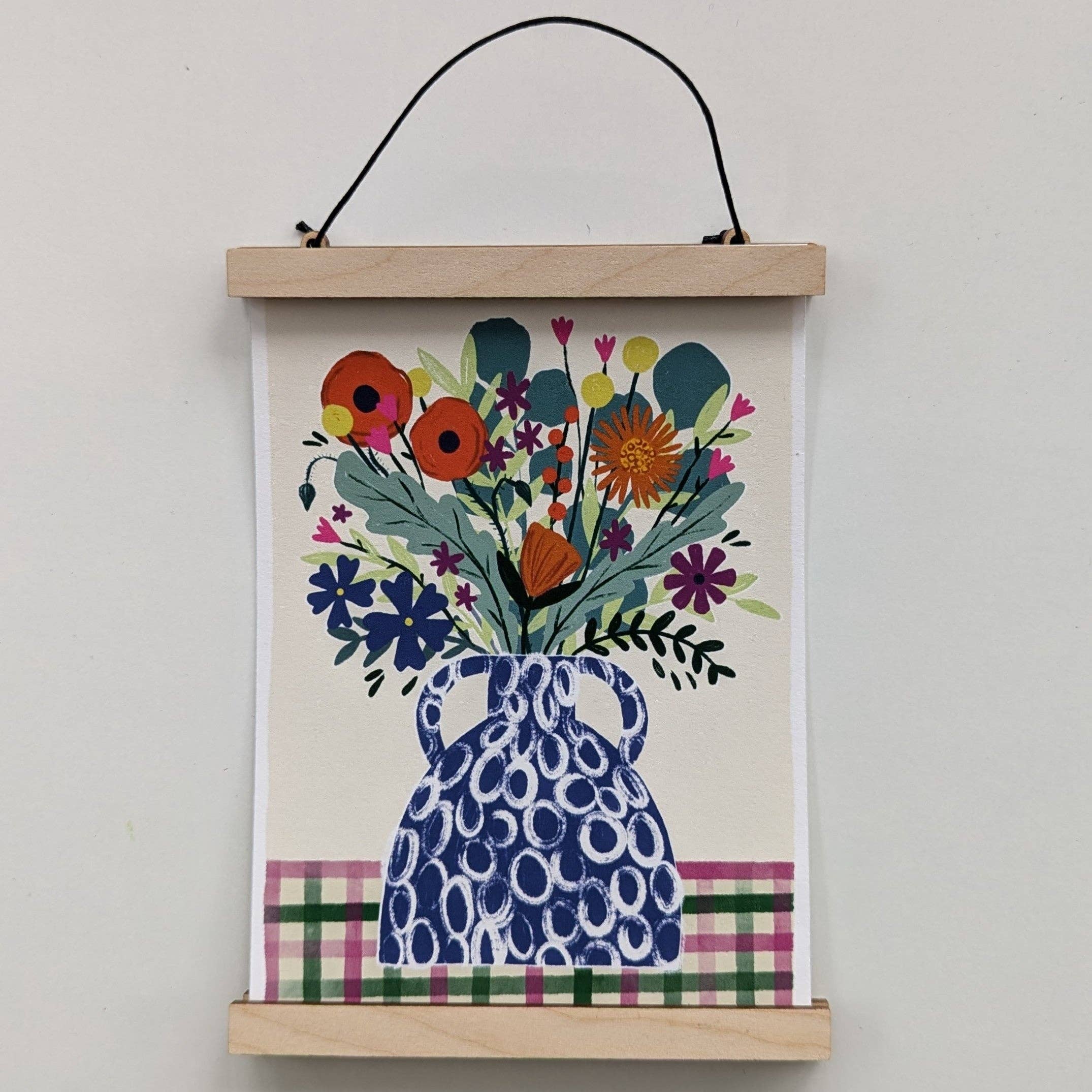 Slow Sunday - Wholesale Tapestry/Textile Hanger - A6 Mini Magnetic Print Frames - Straight, Wavy, Scalloped or Zig-Zag1