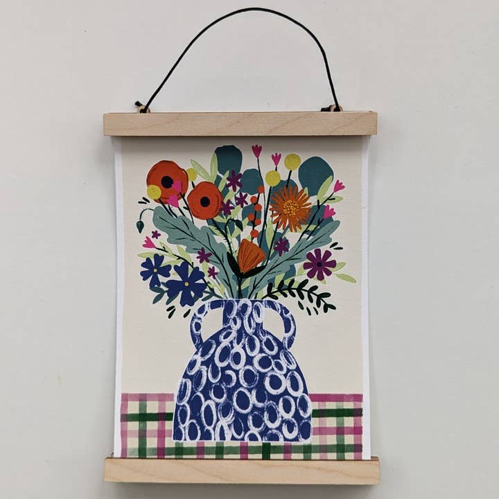 Slow Sunday - Wholesale Tapestry/Textile Hanger - A6 Mini Magnetic Print Frames - Straight, Wavy, Scalloped or Zig-Zag1