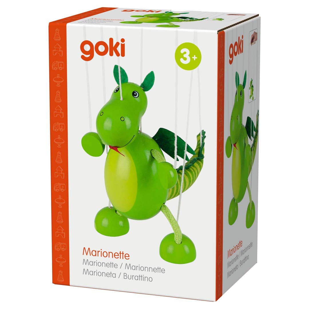 Goki America - Wholesale Puppet - Kids & Baby - String Puppet - Dinosaur  Marionette2