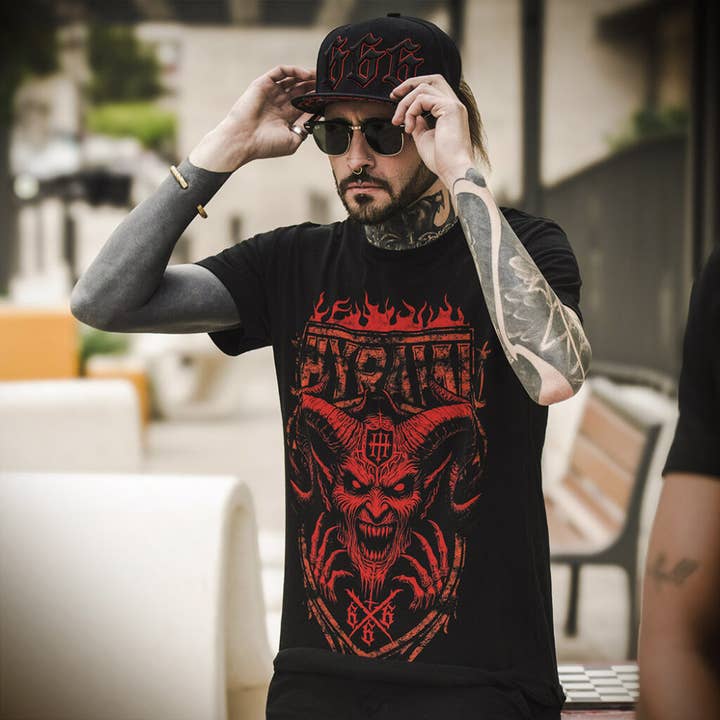 Team Satan T-shirt for wholesale by HYRAW