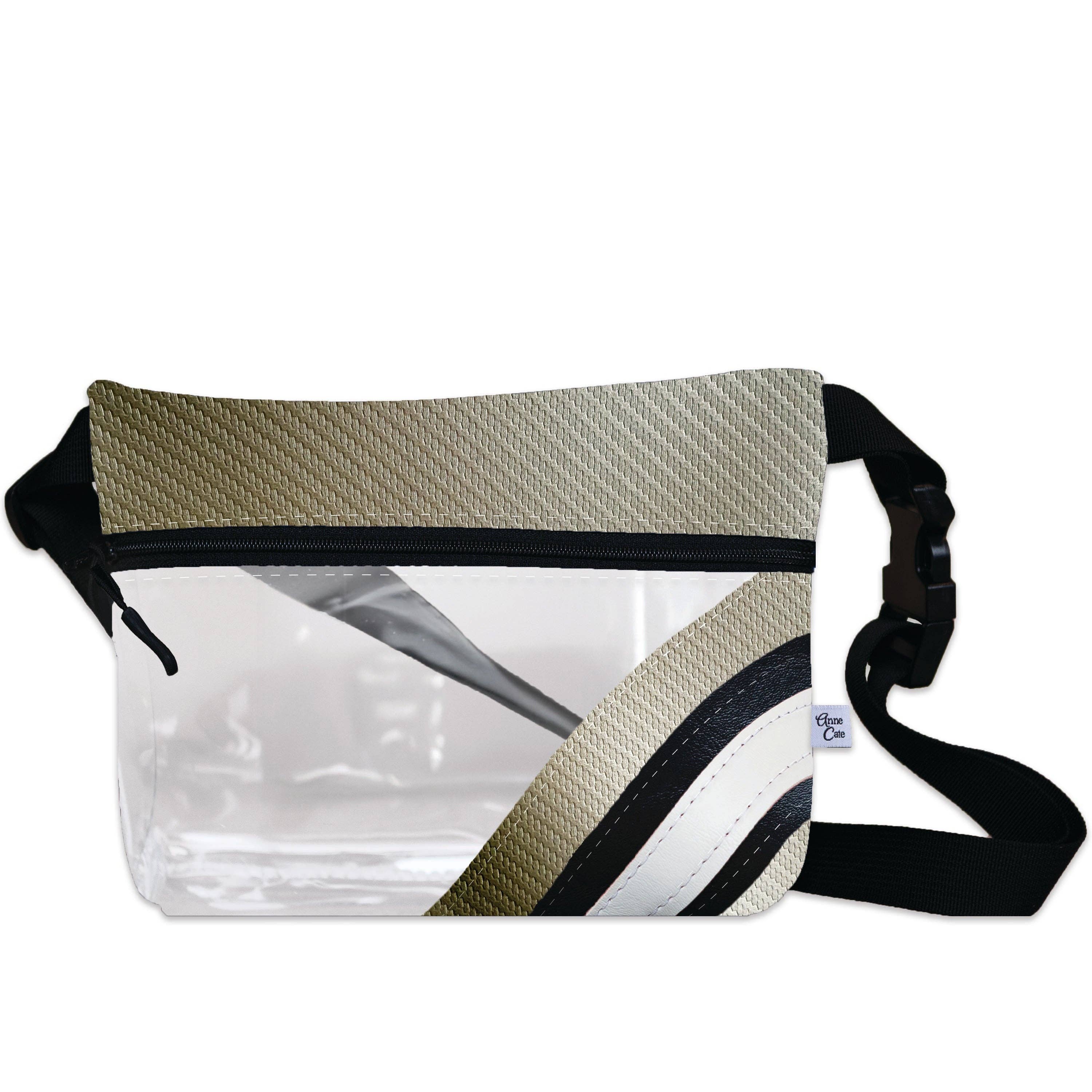 Anne Cate - Wholesale Belt Bag - Unisex - Football Stadium Clear Stripe Game Day Fanny Pack17