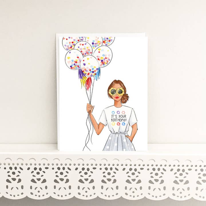 Almeida Illustrations - Wholesale Birthday Card - It's your Birthday! Greeting Card5