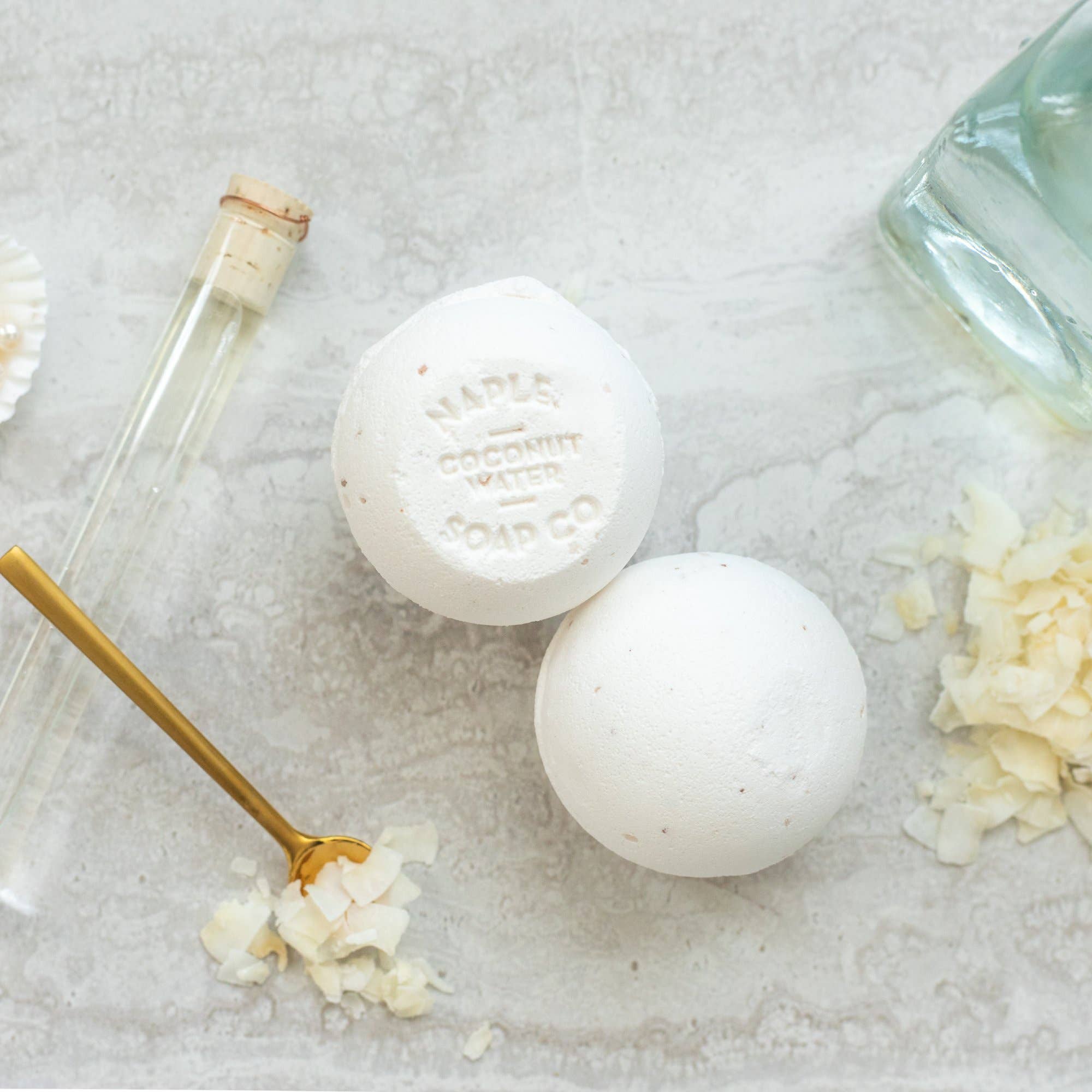 Naples Soap Company | Clean Beauty, Natural Bath & Body - Wholesale Bath Bomb/Fizz - Coconut Water Bath Bomb – Fresh Island Hydration1