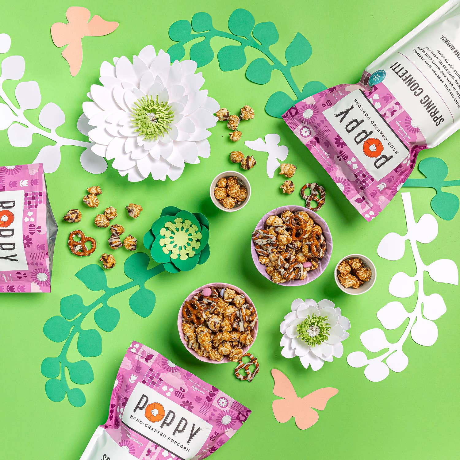 Poppy Hand-Crafted Popcorn - Wholesale Popcorn - Spring Confetti Popcorn4
