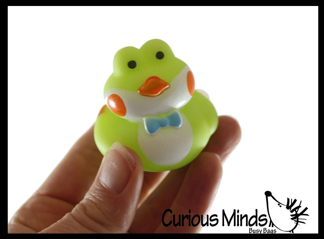 Curious Minds Toys – wholesale Bath toy – Baby – 1 Cute Spring Animal Shaped Kawaii 2" Rubber Ducks - Rubber 3