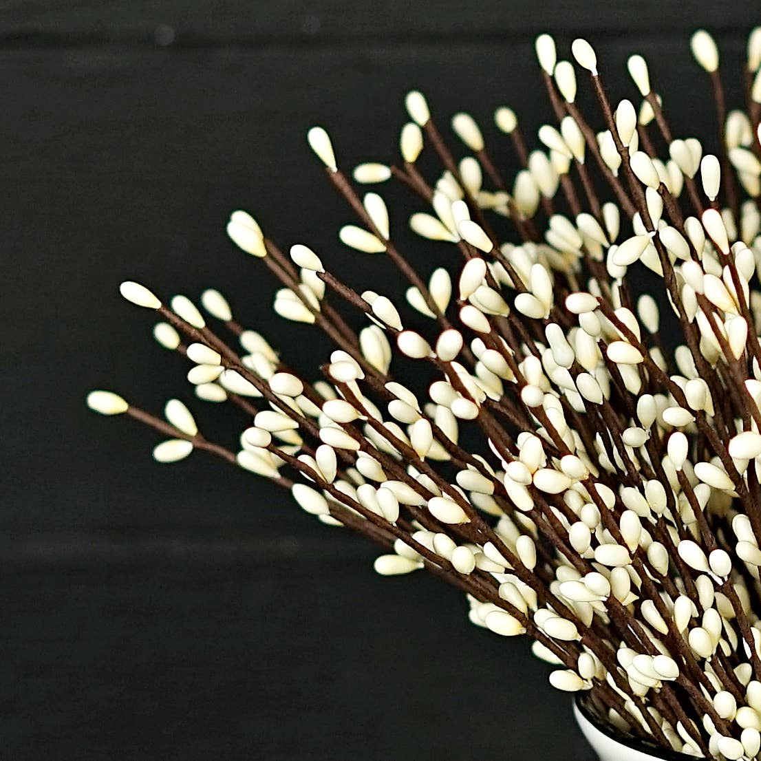 Impressive Enterprises, Inc. - Wholesale Artificial Flowers - ISB13800VAN- 12in Pip Berry Pick-Vanilla color0