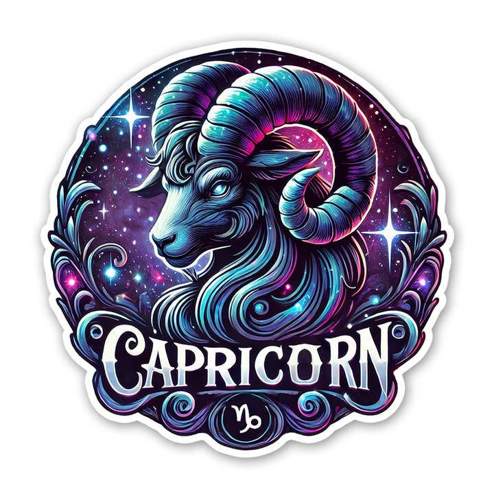 Sticker Atlas - Wholesale Sticker - Capricorn Zodiac Sticker