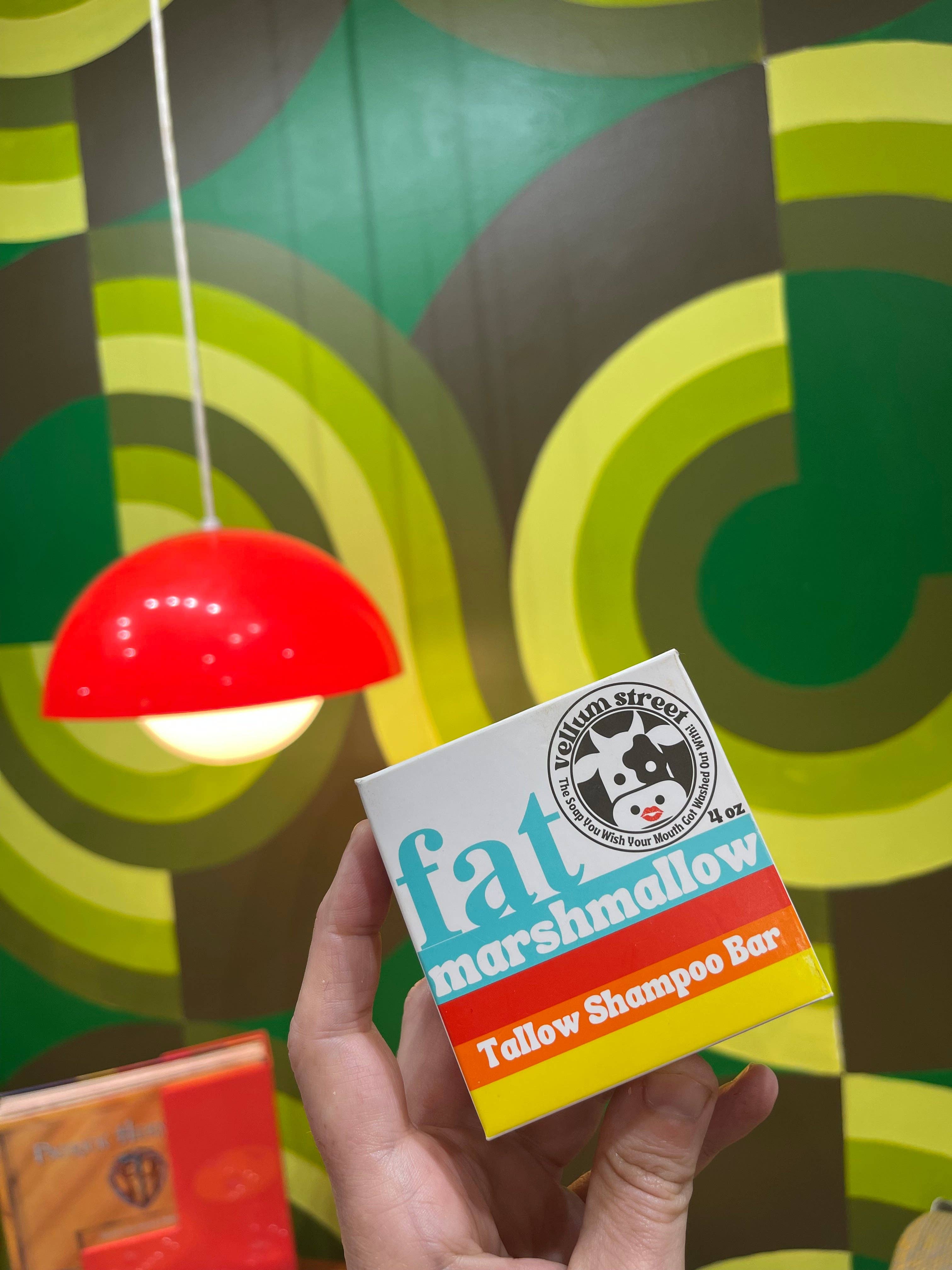 Vellum Street – Großhandel Shampoo-Puck/festes Shampoo – Fat Marshmallow Shampoo Bar – natürliche Haarseife ohne Kokosöl7