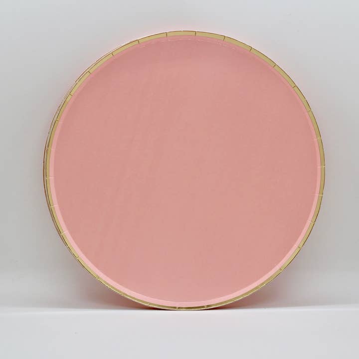 Light Pink Paper Plates - Set of 8 for wholesale by Your Party Box