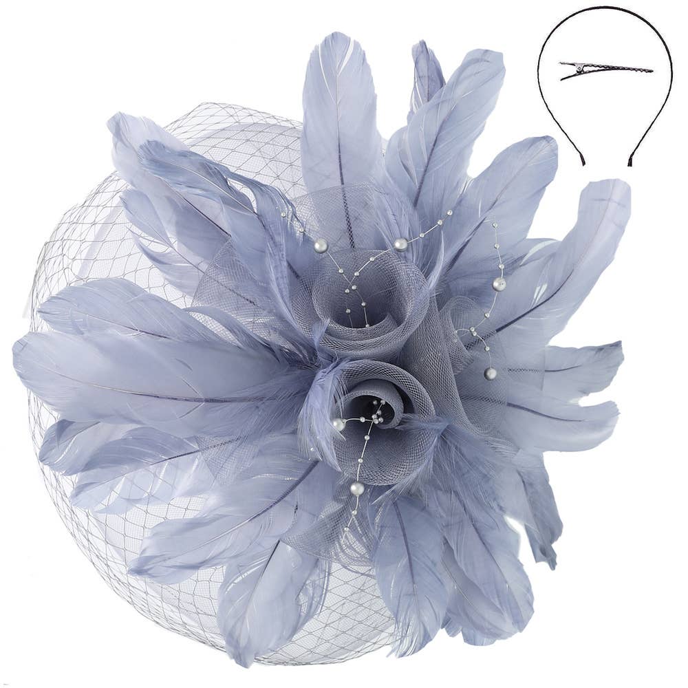 anbfashion - Wholesale Fascinator Hat - Women's - DERBY STATEMENT FASCINATOR HEADBAND FASCINATOR HTH266711
