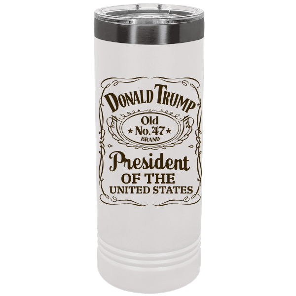 Acential Drinkware – Engroshandel Thermokop – Trump „Old No. 47" præsident for den amerikanske 22oz Skinny Tumbler4