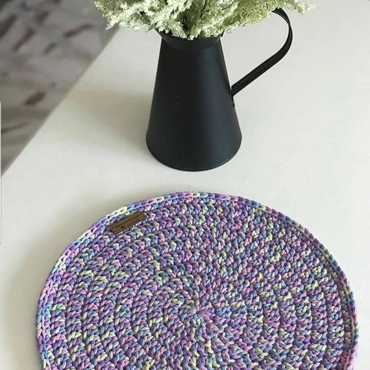 Clowex Textile LLC - Wholesale Yarn - 3mm Cotton Macrame Multicolor Cord, Variegated Color Yarn21