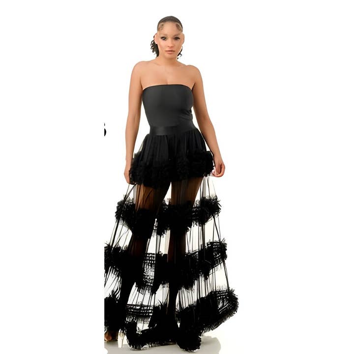 Black Pearl Clothing - Wholesale Dress - Women's - GLAMOUR IN THE AIR DRESS0