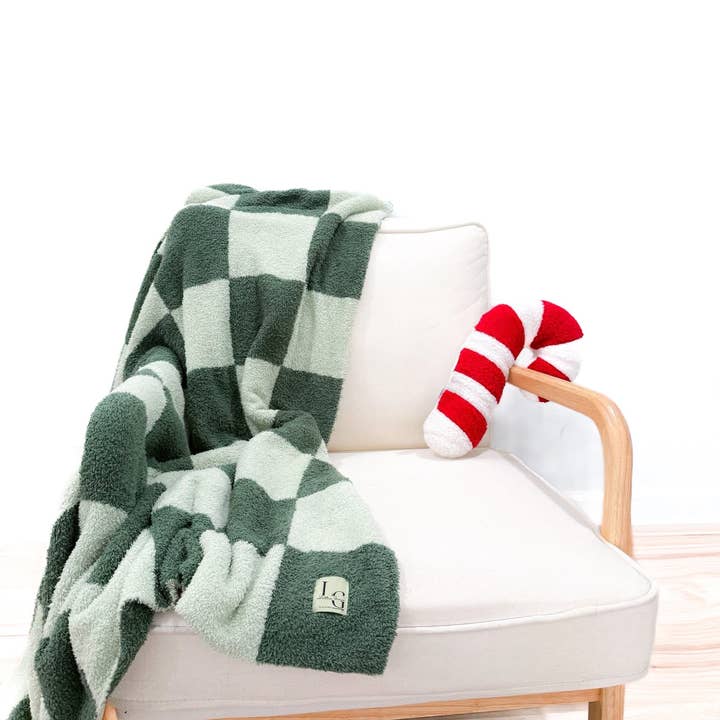 Adult Sage Checkered Blanket and other Purchase Wholesale mia blankets. Free Returns & Net 60 Terms on Faire trending on Faire.