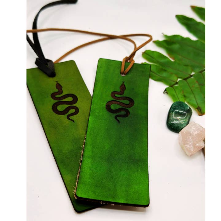 Leather Bookmark - Year of the Snake for wholesale by Conduit