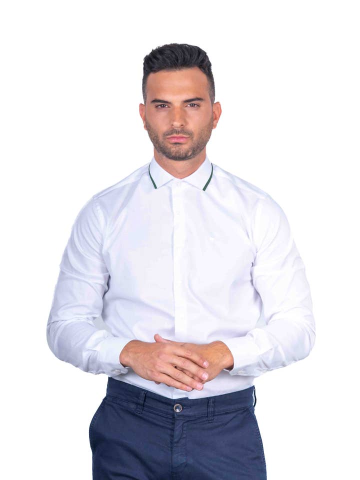 574 skjortekjole med detalje ved kraven for engroshandel hos Yellow Skin