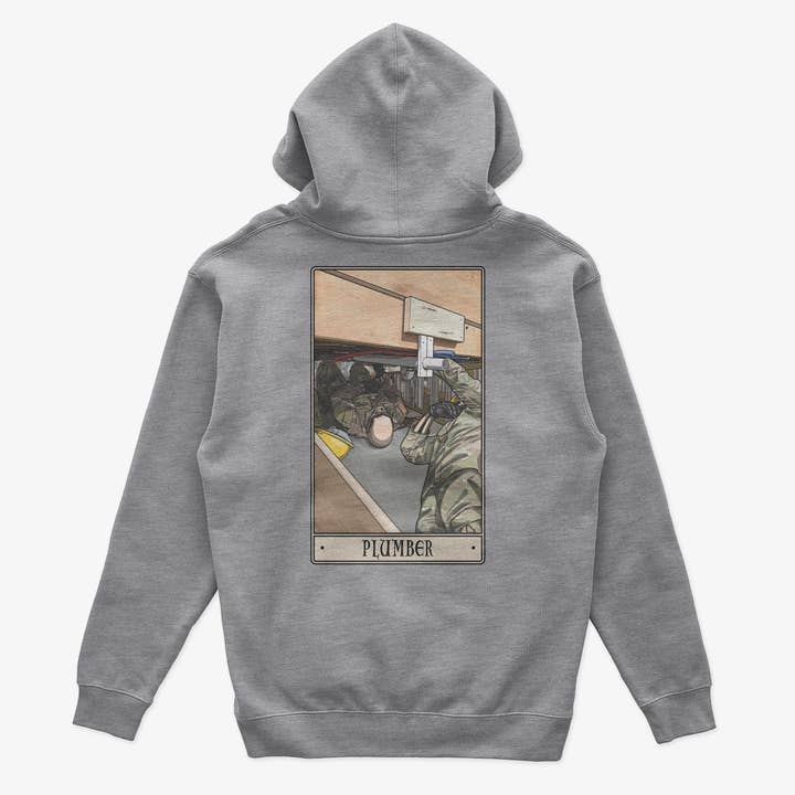 Plumber Hoodie for wholesale by Platoon Daddy LLC