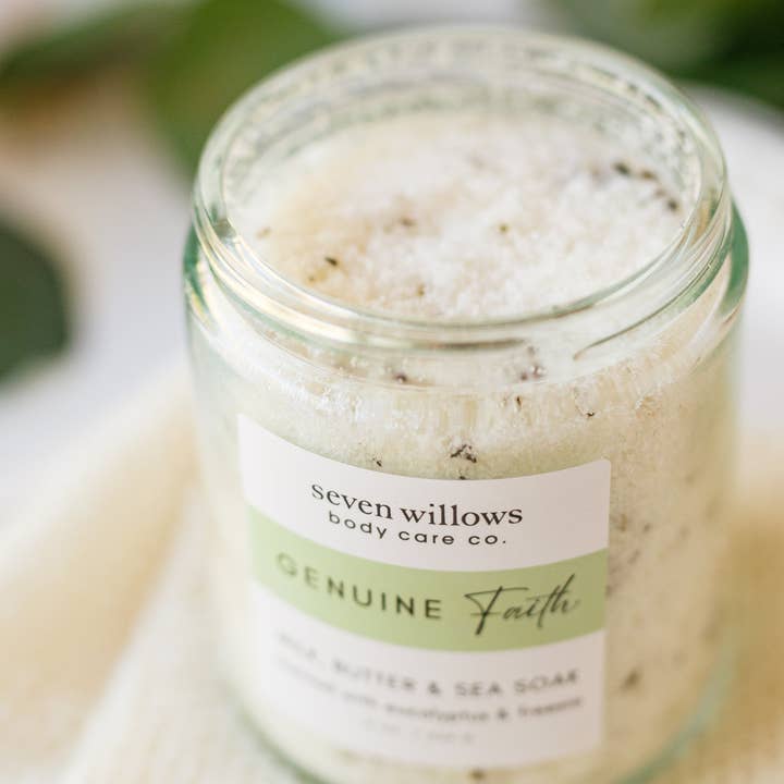 Bath Soak / Genuine Faith for wholesale by seven willows body care co.