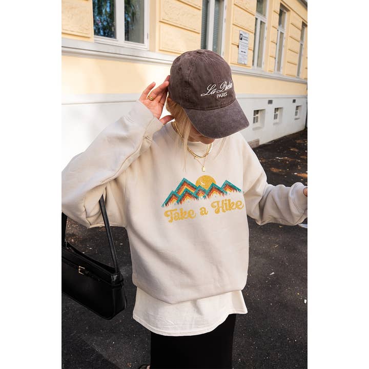 Illustrated Society - Wholesale Sweatshirt - Women's - TAKE A HIKE VINTAGE GRAPHIC SWEATSHIRTS3