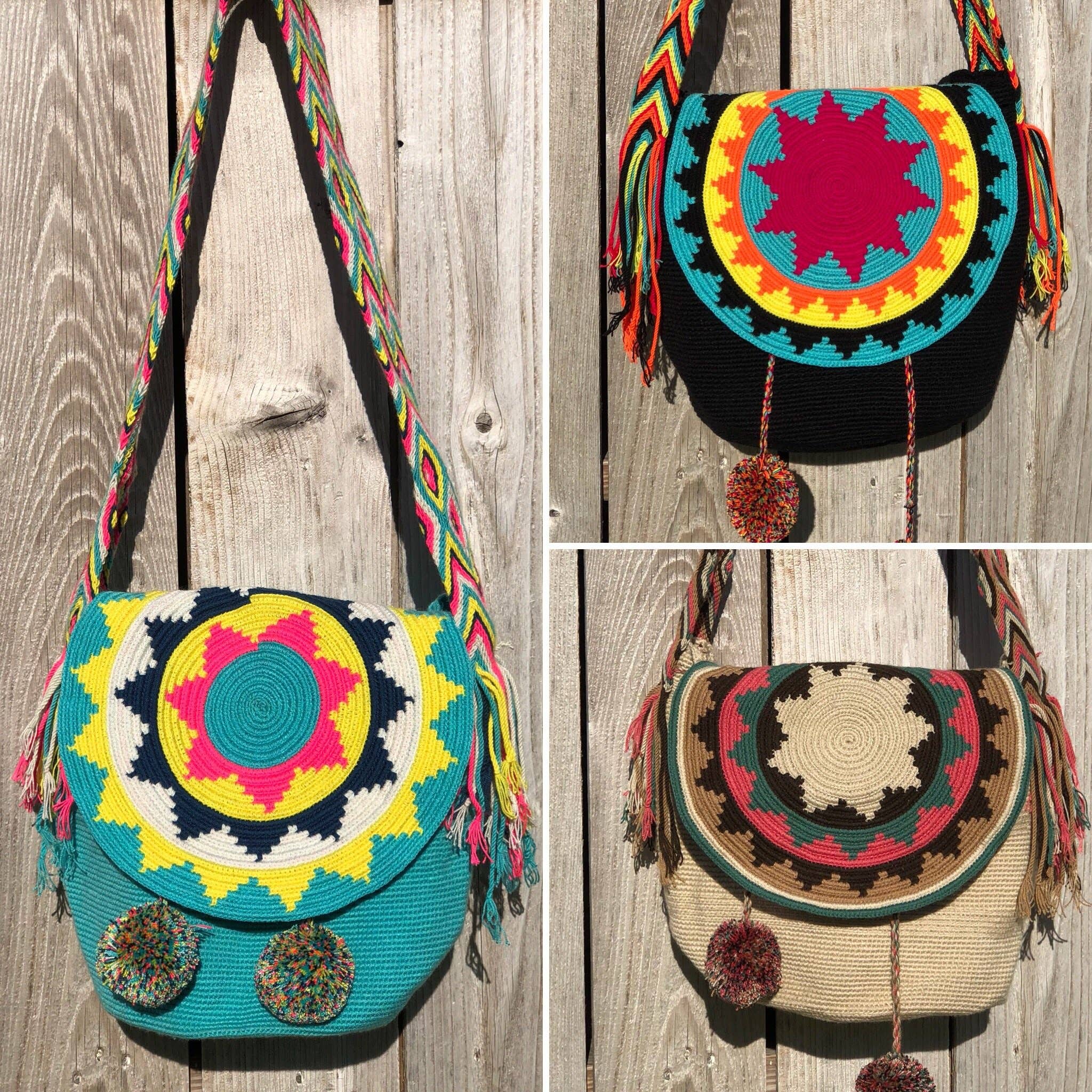 Colorful 4U - Wholesale Crossbody Bag - Women's - Colorful Crochet Bags with Cover35