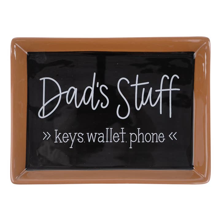 Glory Haus - Wholesale Jewelry Dish - Dad's Stuff Trinket Tray