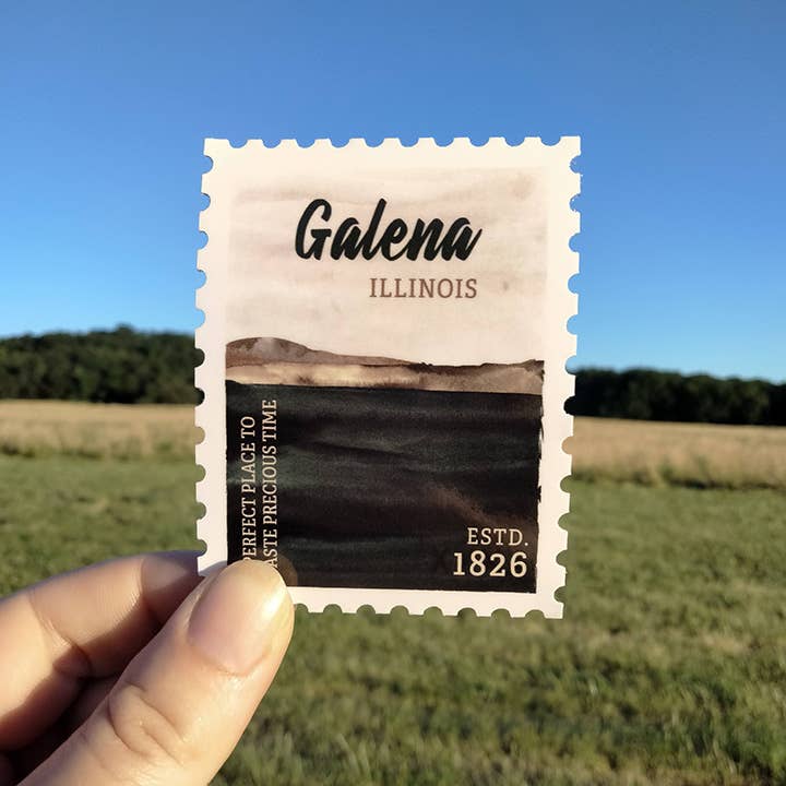 Skylark Printing - Wholesale Sticker - Custom Postage Stamp Souvenir Sticker with Your City, State10