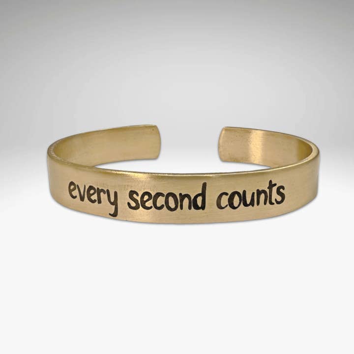 Every Second Counts Bear Cuff Bracelet for wholesale by Daphne Lorna