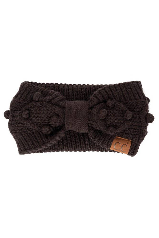 Hana - Vente Bandeau – femme - Enveloppe de tête à pompon C.C19