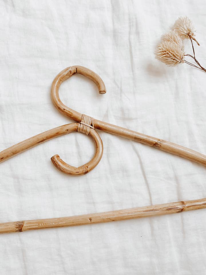 Gebogen groot rotan hanger paar voor wholesale door lal & nil