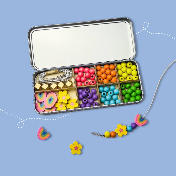 Cotton Twist - Wholesale DIY Jewelry - Kids - Rainbow Bracelet Bead Kit