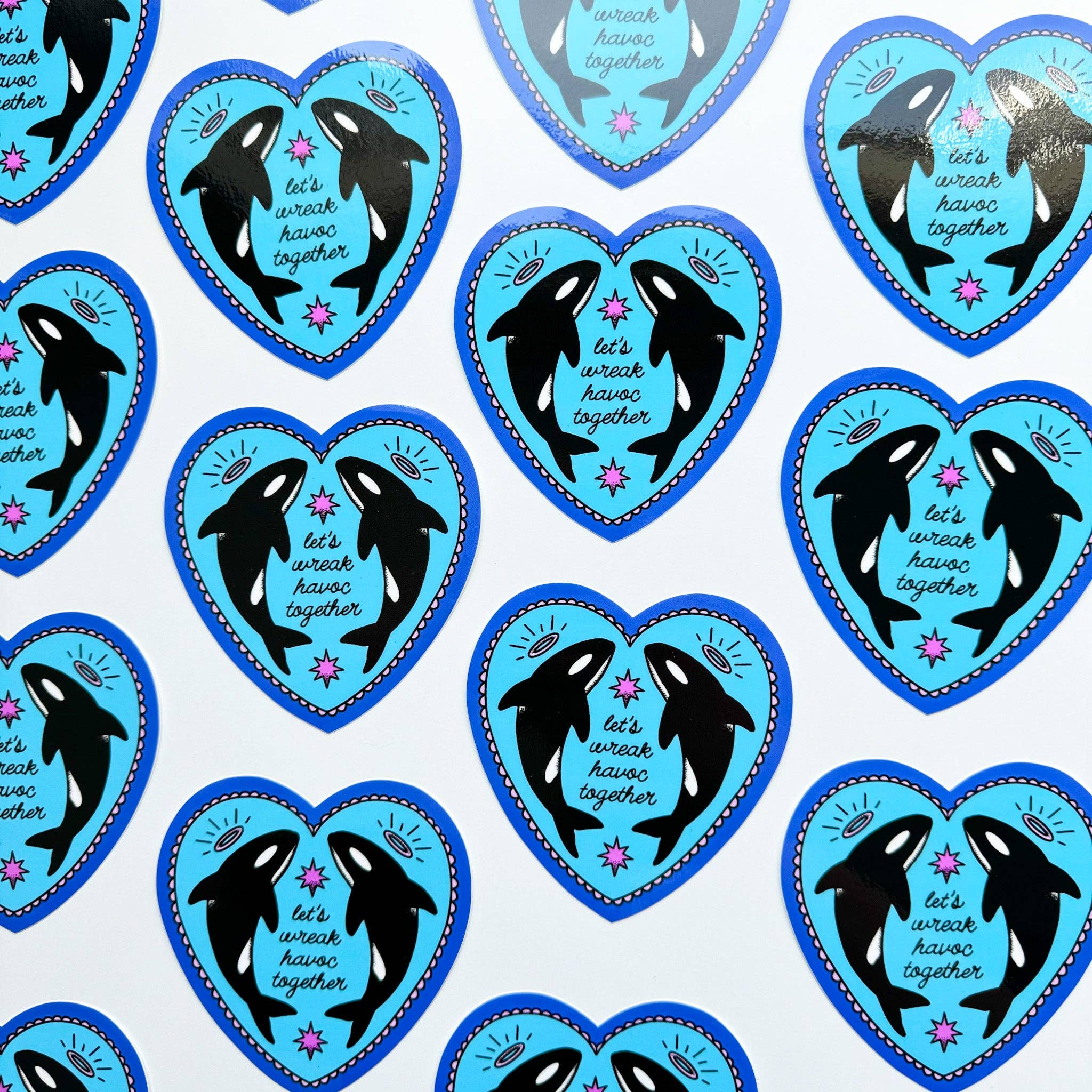 Ren-O-Graphics - Wholesale Sticker - WREAK HAVOC ORCA STICKER1