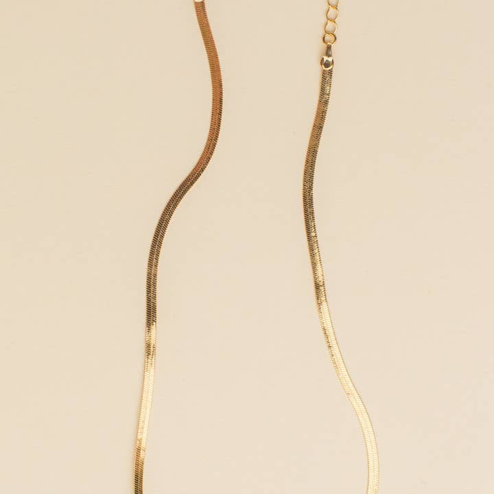 Jill Michael Jewelry - Wholesale Pendant/Charm Necklace - Banks Statement Coin Herringbone Necklace4