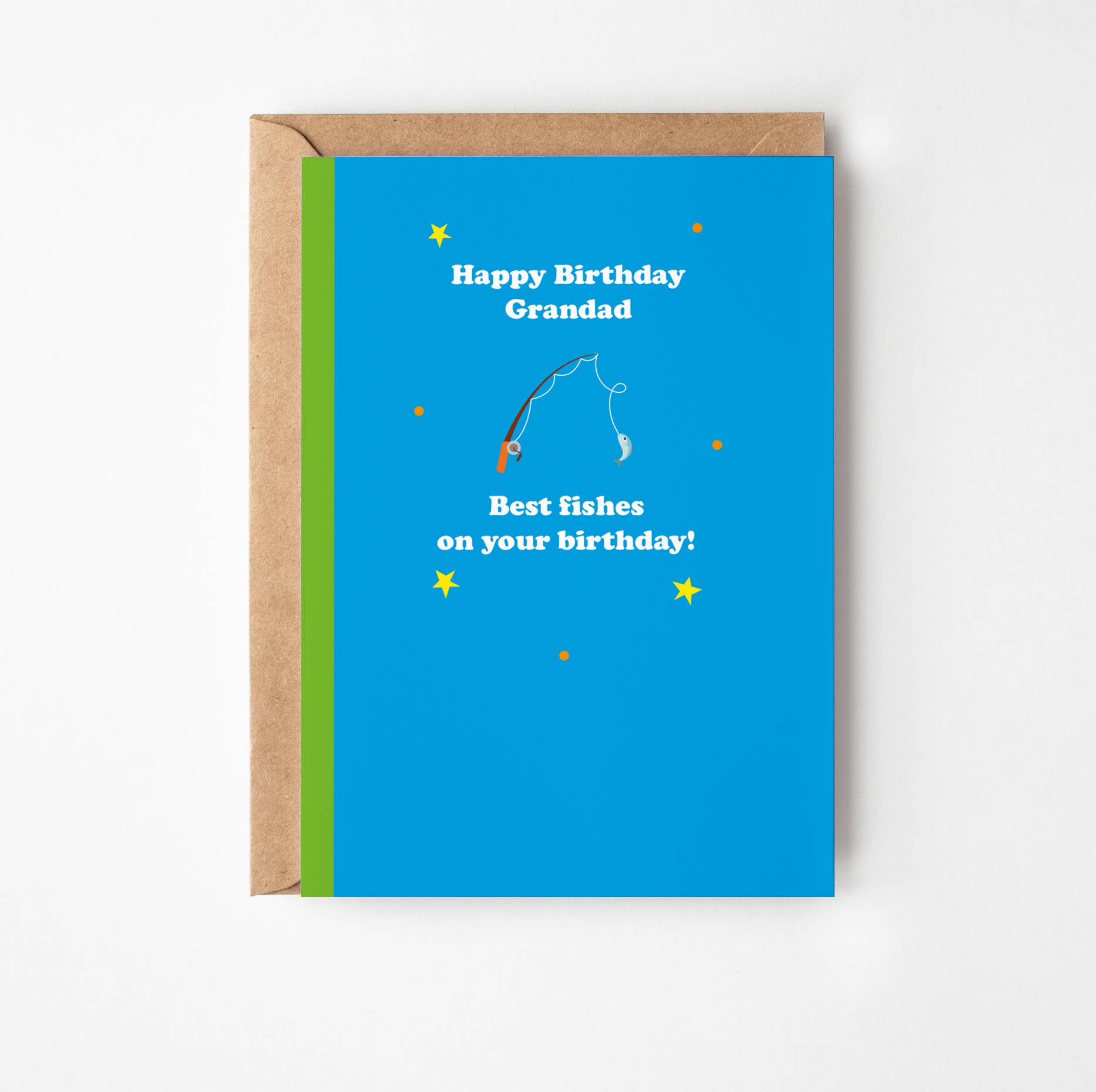 Happy Street – wholesale Birthday card – Happy Birthday Grandad Greetings Card |Fishing card0