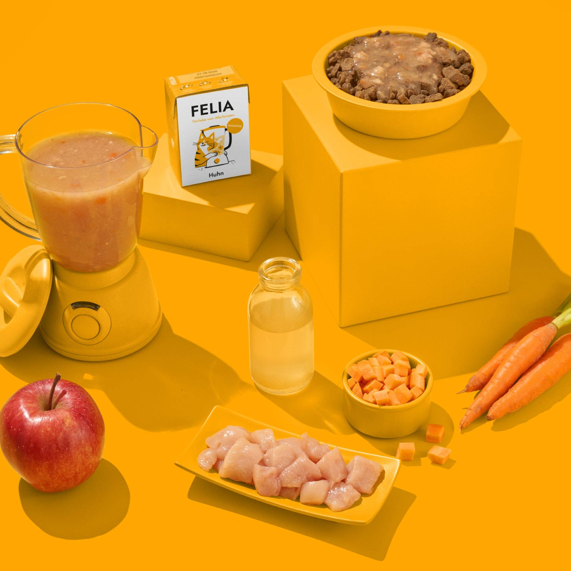 FRED & FELIA - Venta al por mayor Comida - Gatos - FELIA Batido de Pollo1