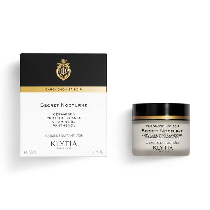 HEMMELIG NOCTURNE I Opstrammende Anti-Aging Revitaliserende Natcreme for engroshandel hos KLYTIA PARIS SAS